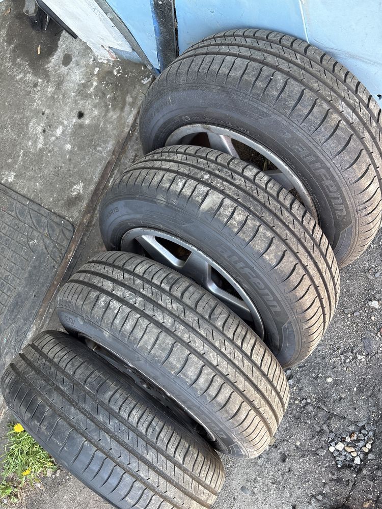 Felgi aluminiowe ATS 15” 4x100 z oponami letnimi Laufen 185/65