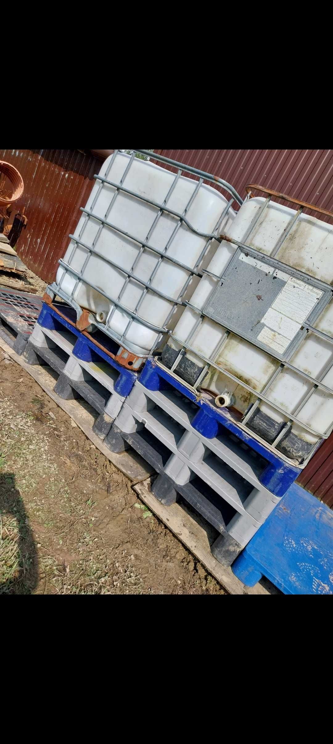 Beczka 1000L mauzer na wode