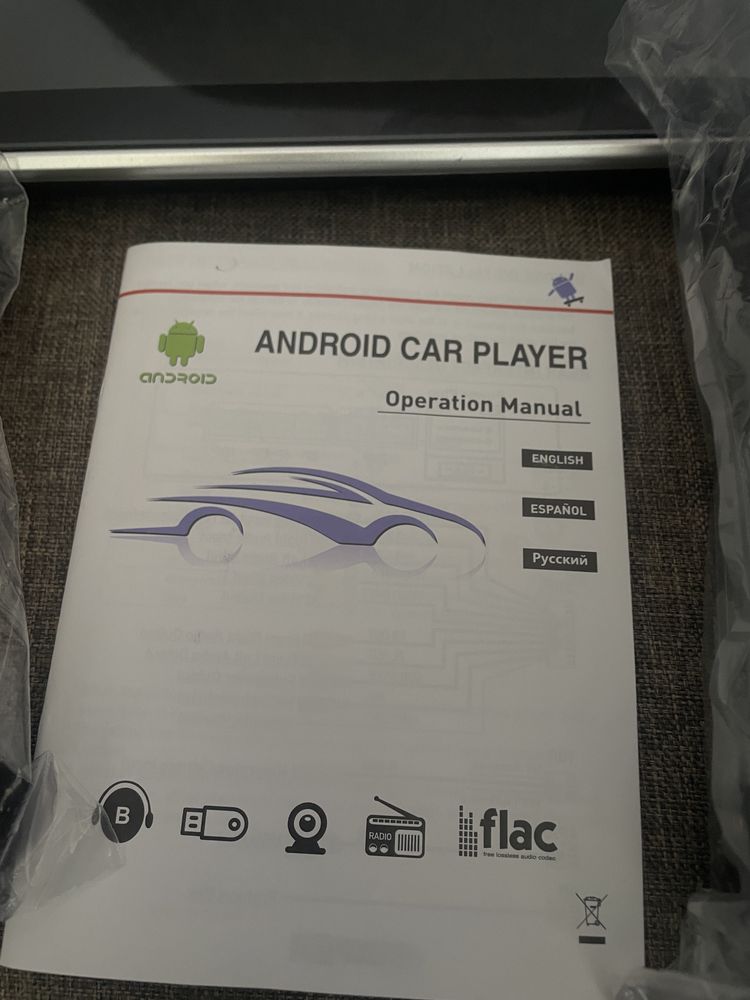 Radio Android Car Player NOVO / Camêra-Marcha atrás / Microfone
