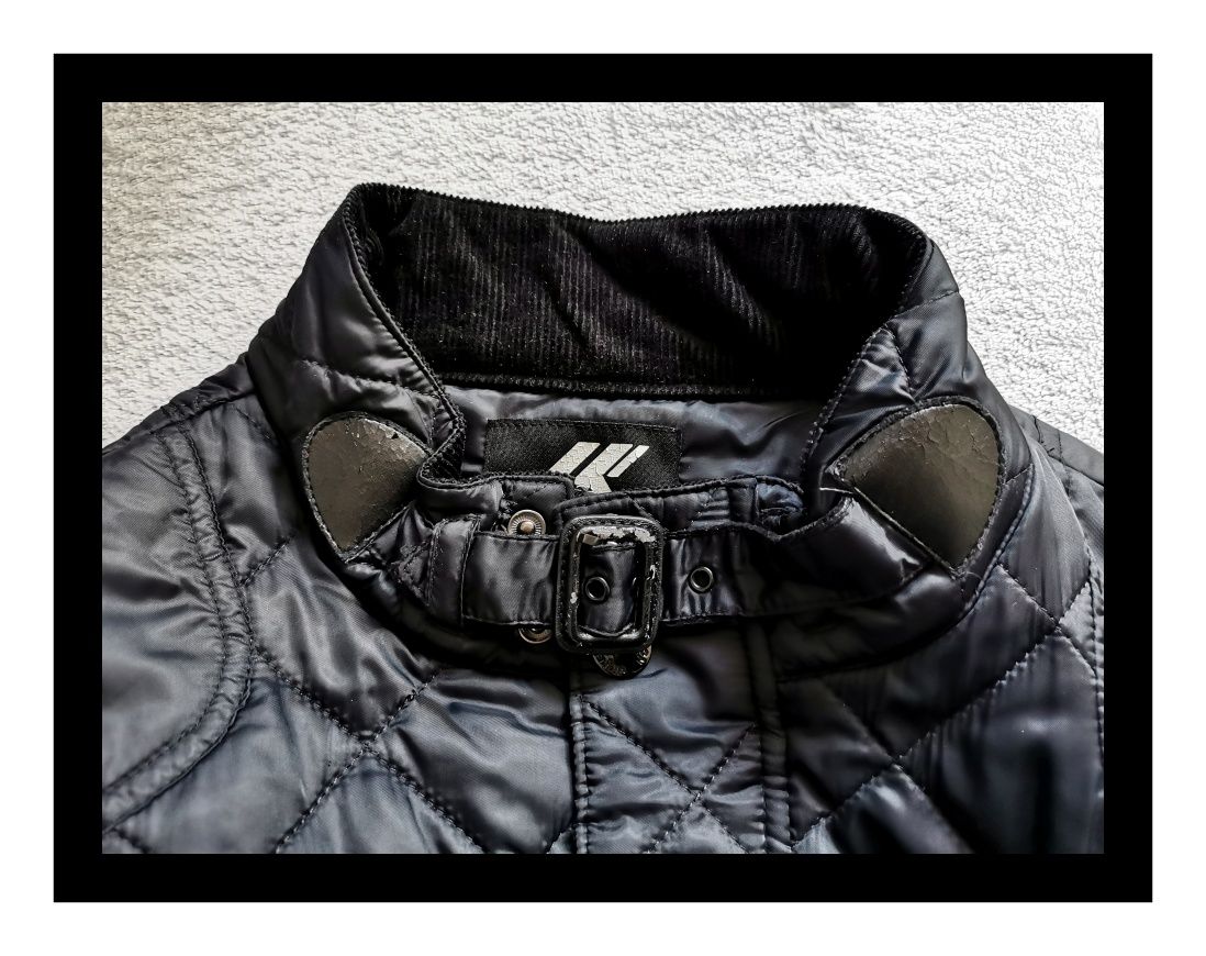 Czarna pikowana kurtka męska Nickelson (L/40) #wiosenna #przejsciowa