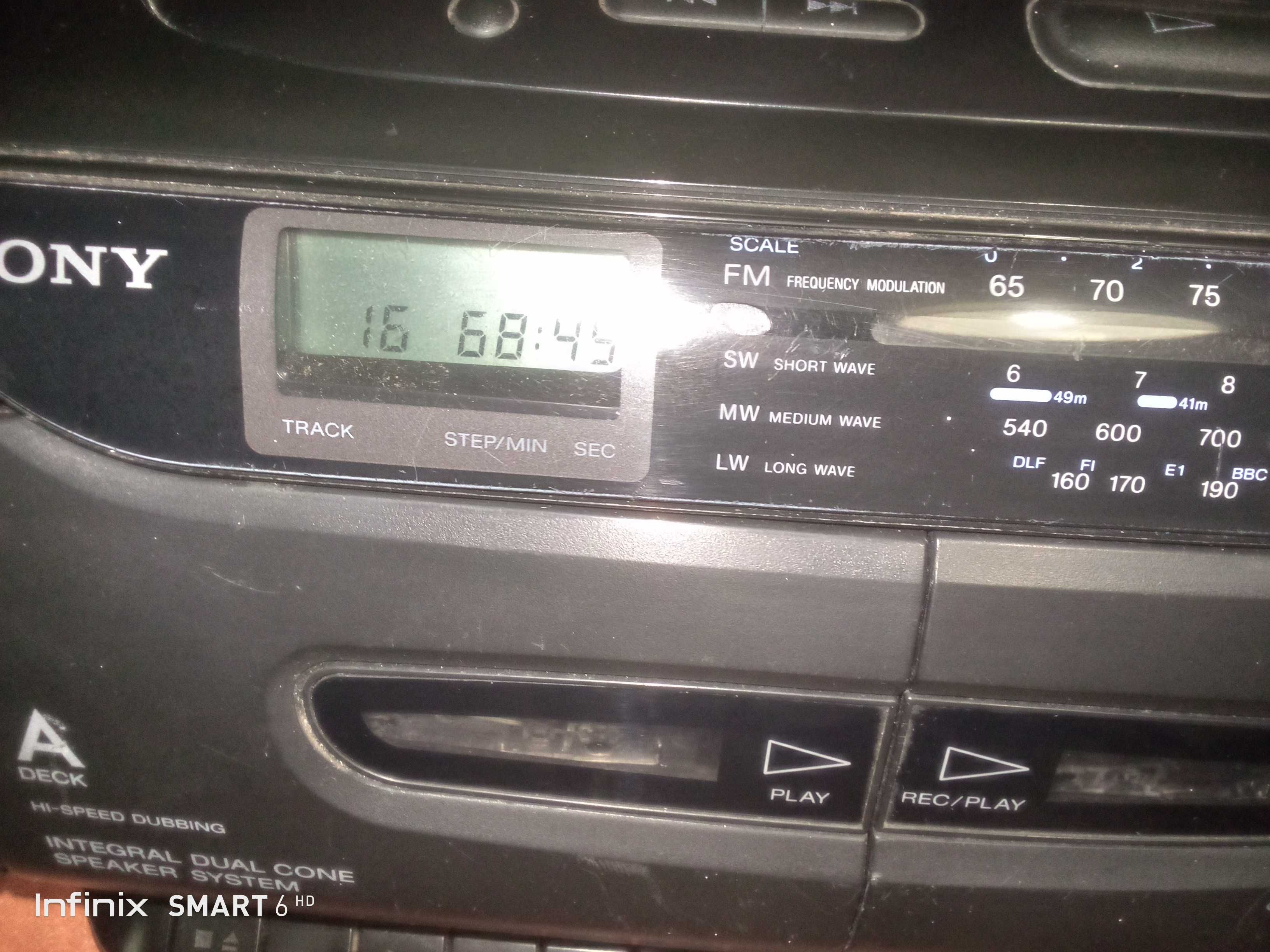Super mega radiomagnetofon CD Sony CFD-110l, super dźwięk.