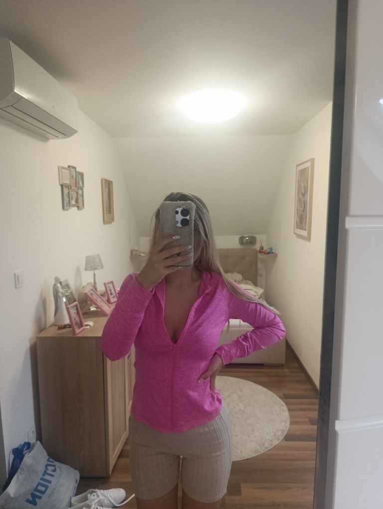Bluzka rozpinana sportowa sport siłownia kolarska rower XS s