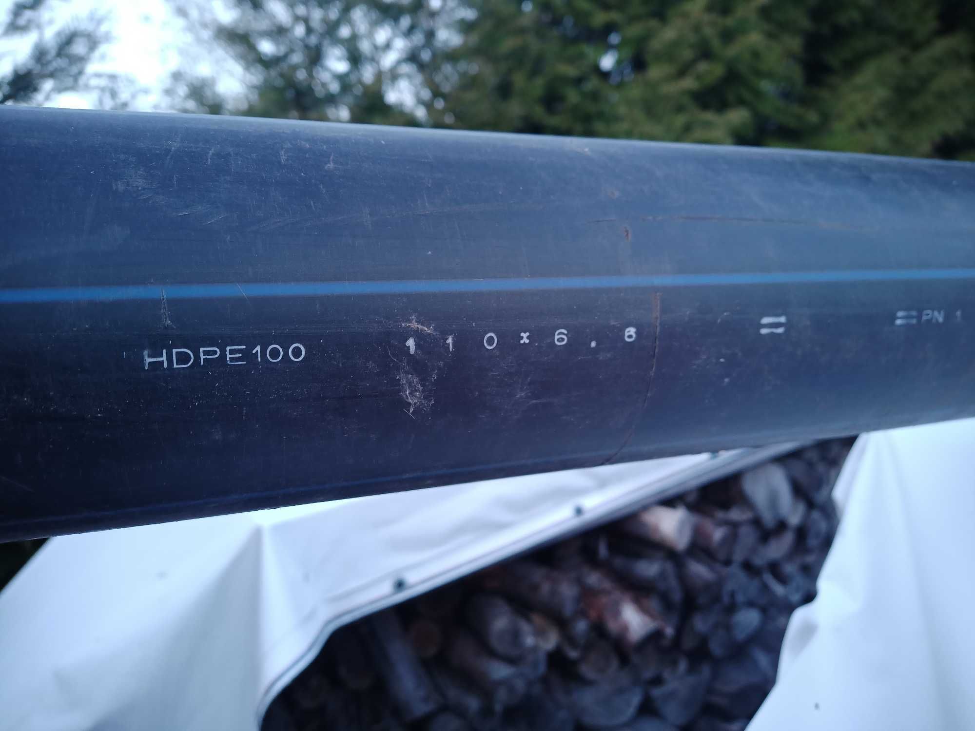 Rura PE100 woda 110x6,6 SDR17 PN10