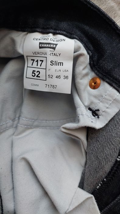 Spodnie jeansowe Carrera XL męskie
