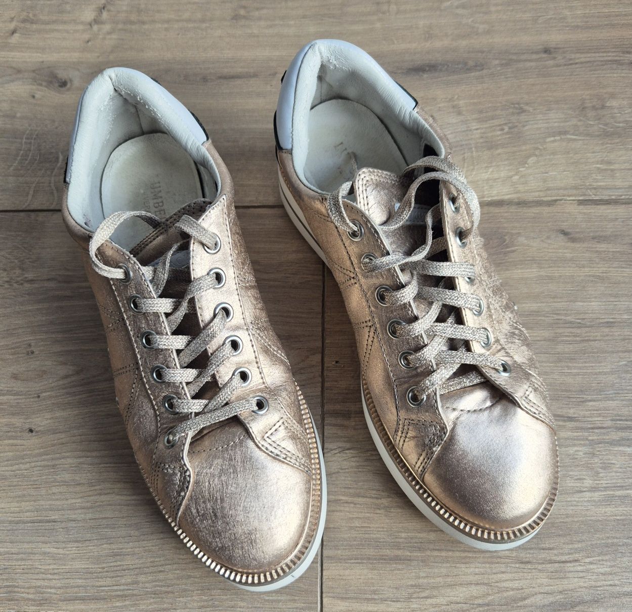 Sneakersy złote Lumberjack 38