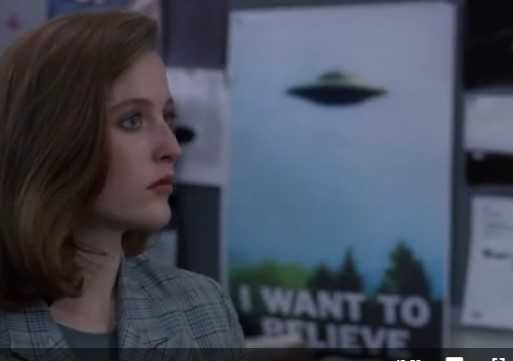 Постер в рамці I WANT TO BELIEVE