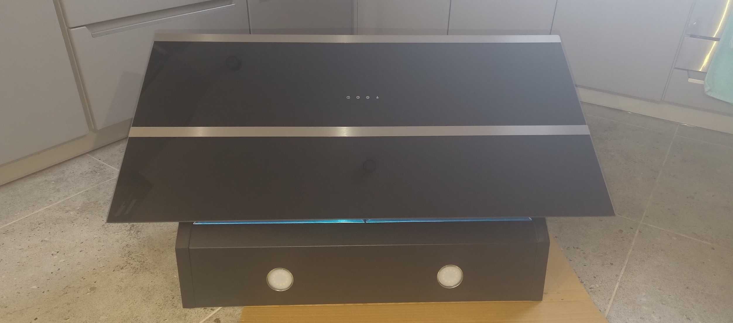 Okap kominowy skośny AMICA OKS9541S o szerokości 89.6 cm