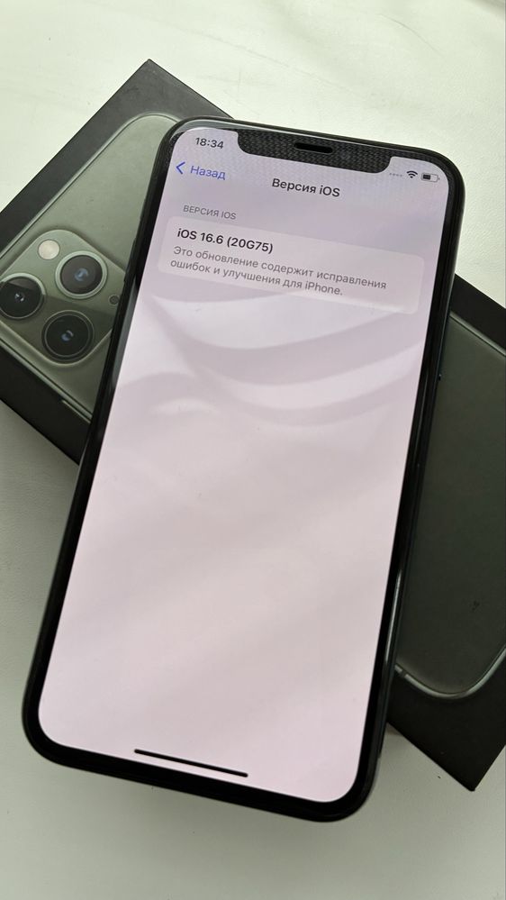 Продам Iphone 11 pro 256gb IOS 16 midnight green