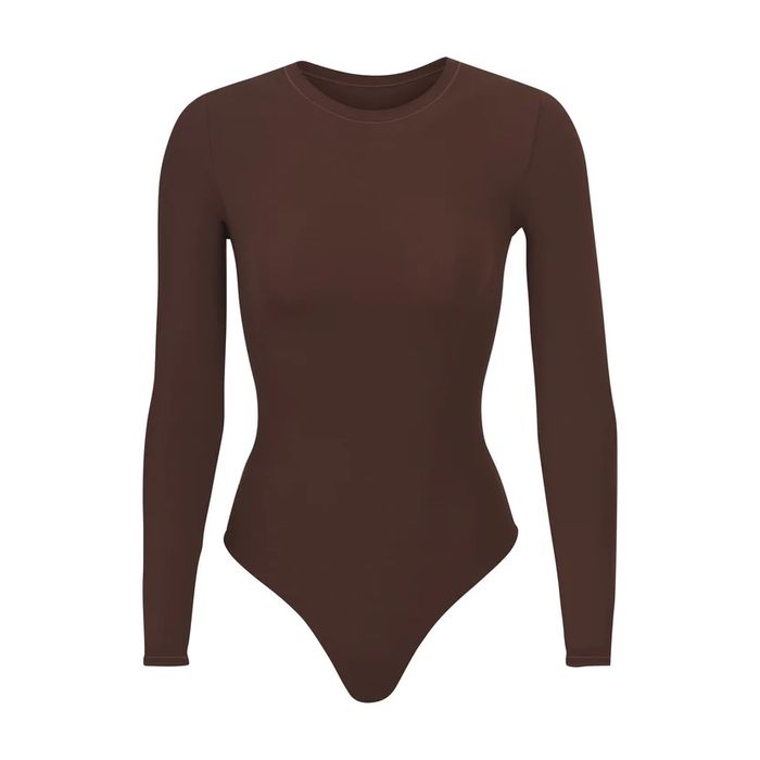 SKIMS Long Sleeve Bodysuit, СКІМС Лонгслів, боді (оригінал, США)