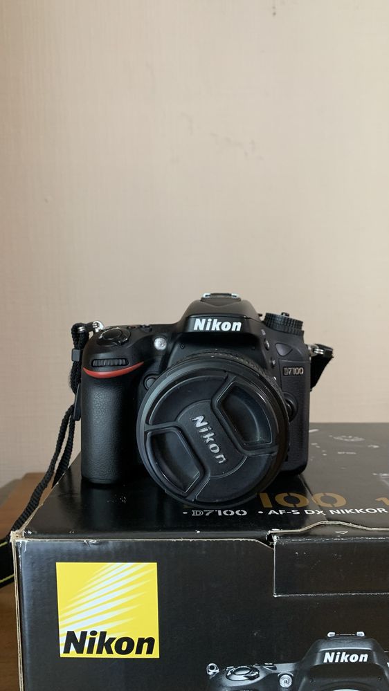 Фотоапарат Nikon D7100+обʼєктив nikkor 50 mm 1.8