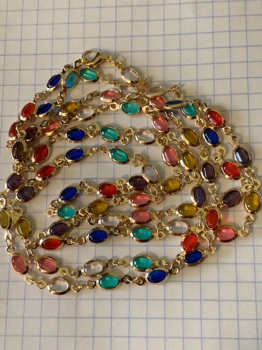 Намисто в техніці безель. Скло.