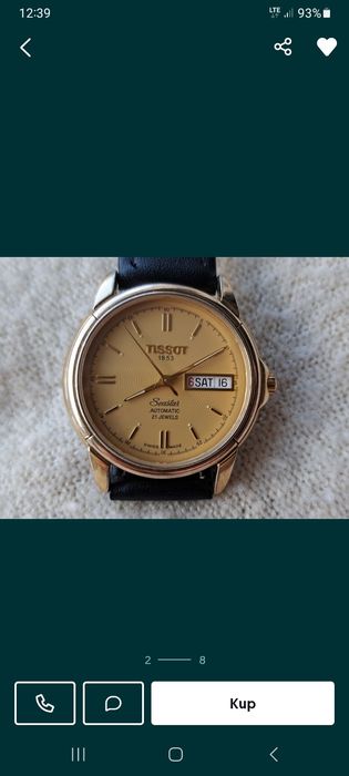 Zegarek Tissot automatic seastar sprzedam lub zamienię