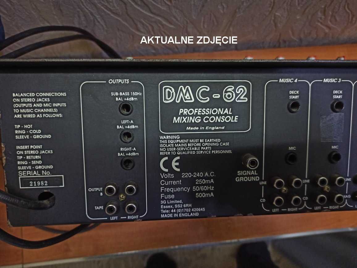 Angielski mikser audio DMC-62