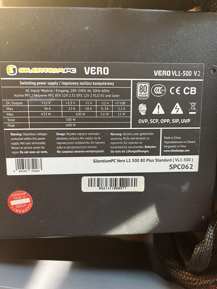 Podzespoły pc Gtx 750ti intel i5 6400