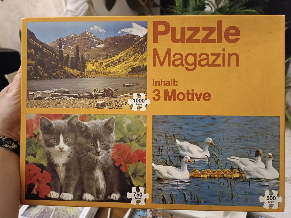 Пазли. Німецькі старовинні пазли.