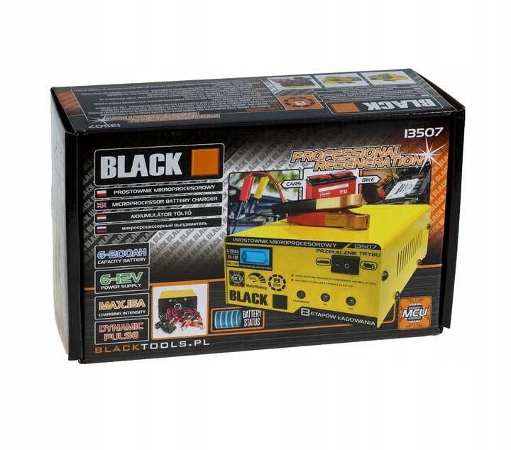 Na Lewara Prostownik mikroprocesorowy 6V 12V Black 13507