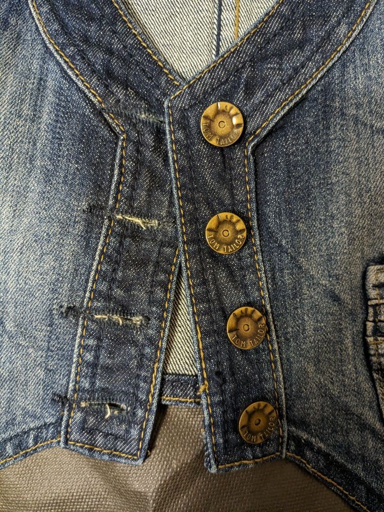 Женская джинсовая жилетка Tom Tailor