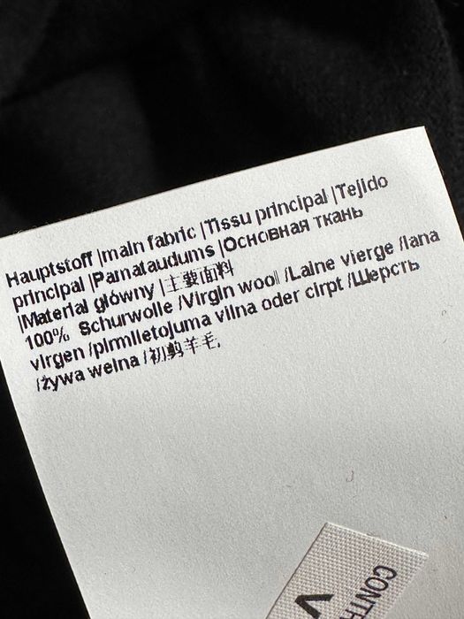 STRELLSON męski wełniany sweter golf czarny 100% virgin wool merino M