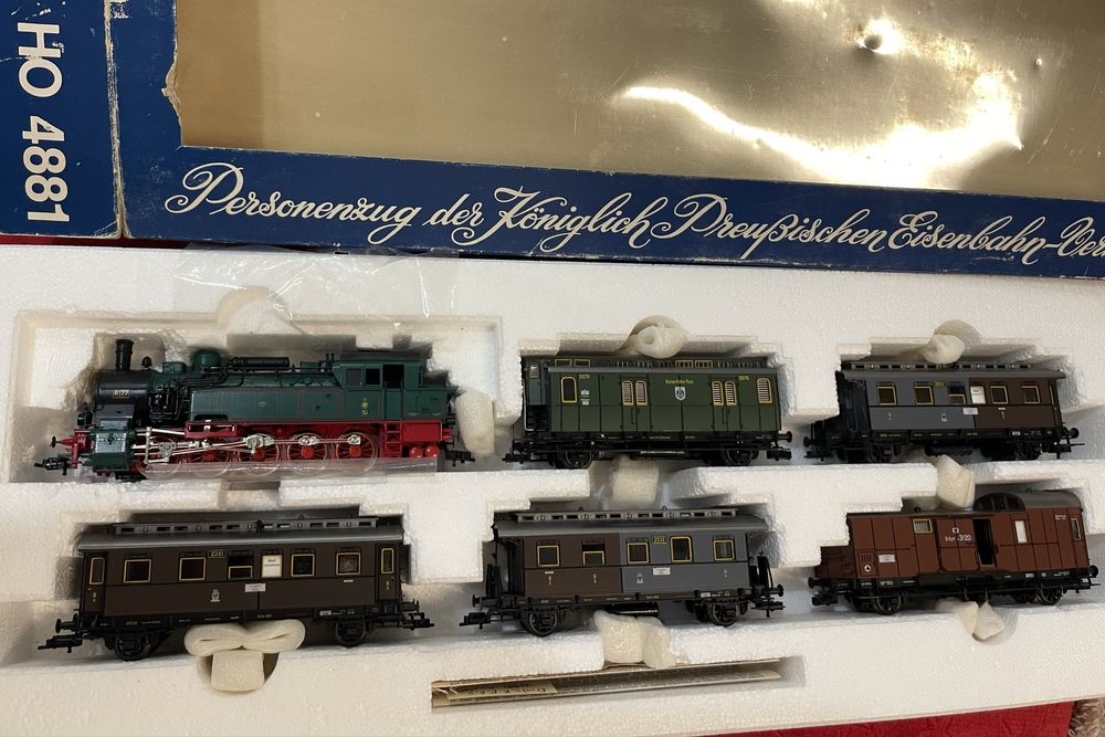 Model kolei pruskiej parowóz