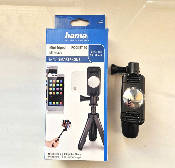 HAMA statyw mini tripod POCKET 2.0 Selfiestick kijek do selfie