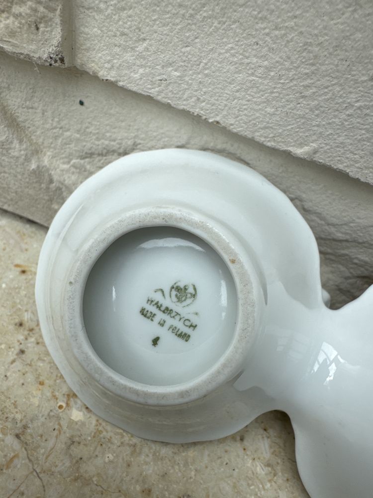 Pojemnik na pieprz i sól stara porcelana Walbrzych