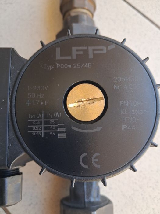 LFP 25/4B pompa pompka cerkulacyjna wody do kotła pieca C.O