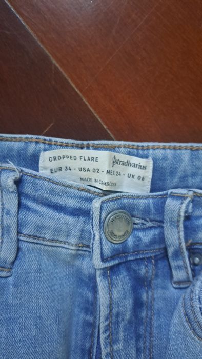 Calças ganga Tam 34