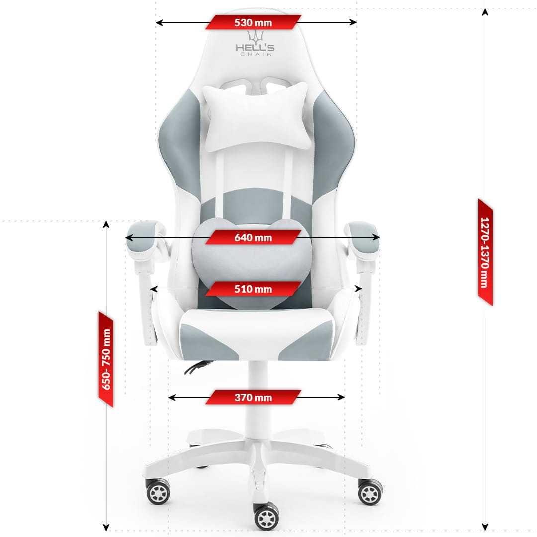 Fotel gamingowy Hell's Chair HC-1002 Rainbow Individual Używany