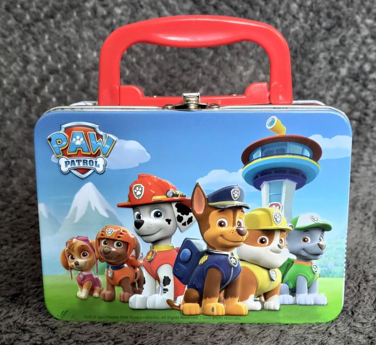 Psi Patrol metalowe pudełko walizka