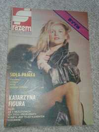 czasopismo PRL Razem Katarzyna Figura