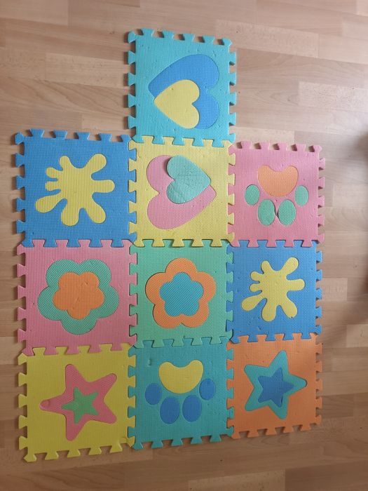 Продам термокилимок, килимок-пазли 10 шт - 2 вида