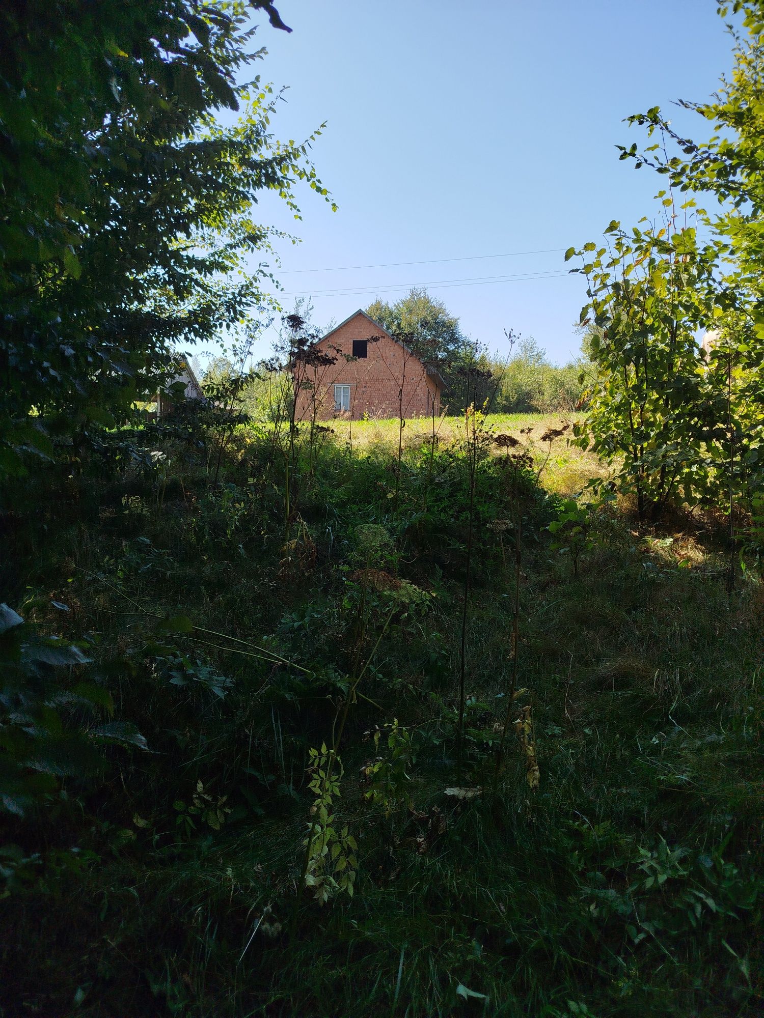 Будинок, земля, природа, близько до міста