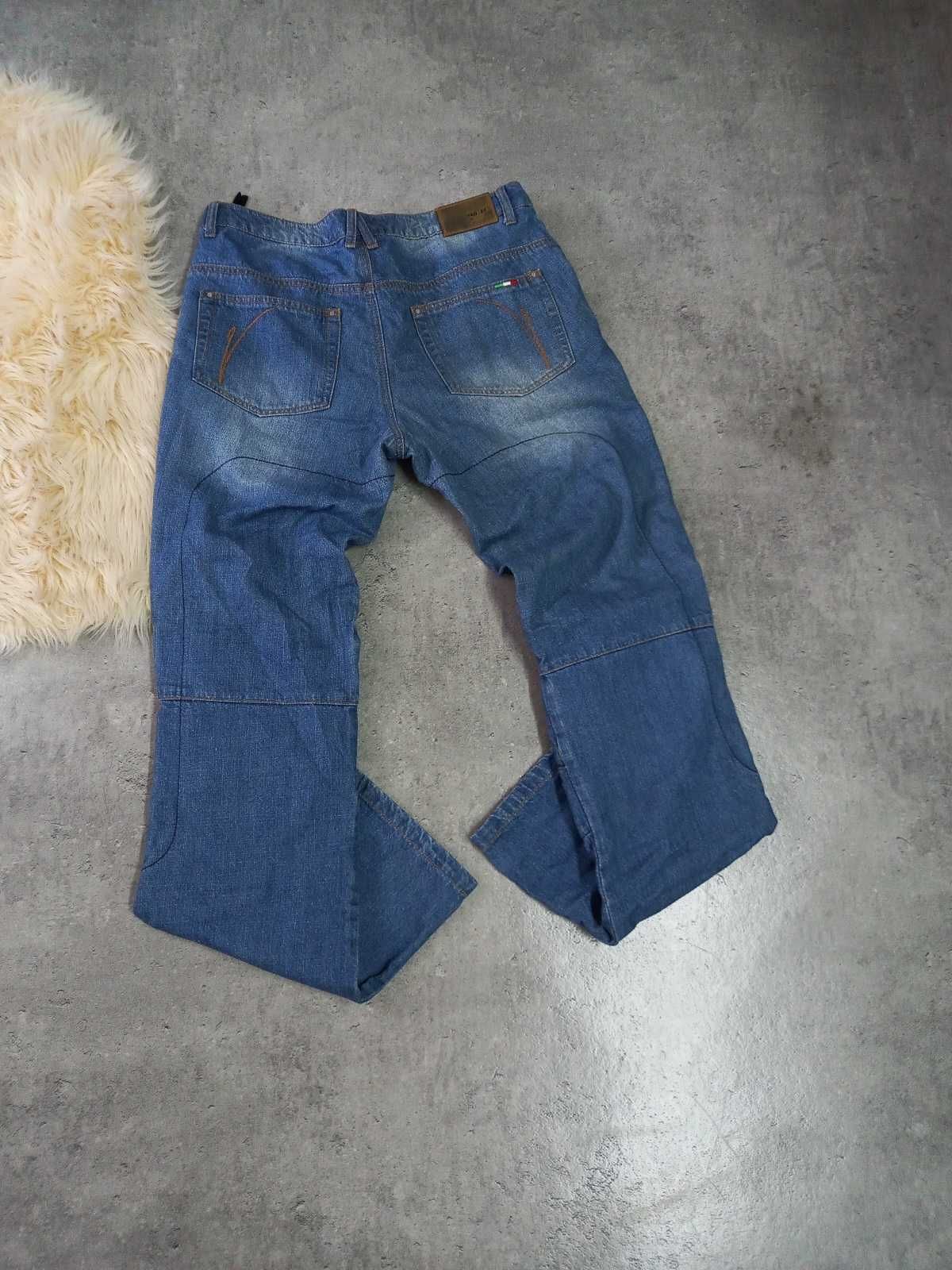 Spodnie Motocyklowe motor motocykl Vanucci jeans jeansy kevlar L 584