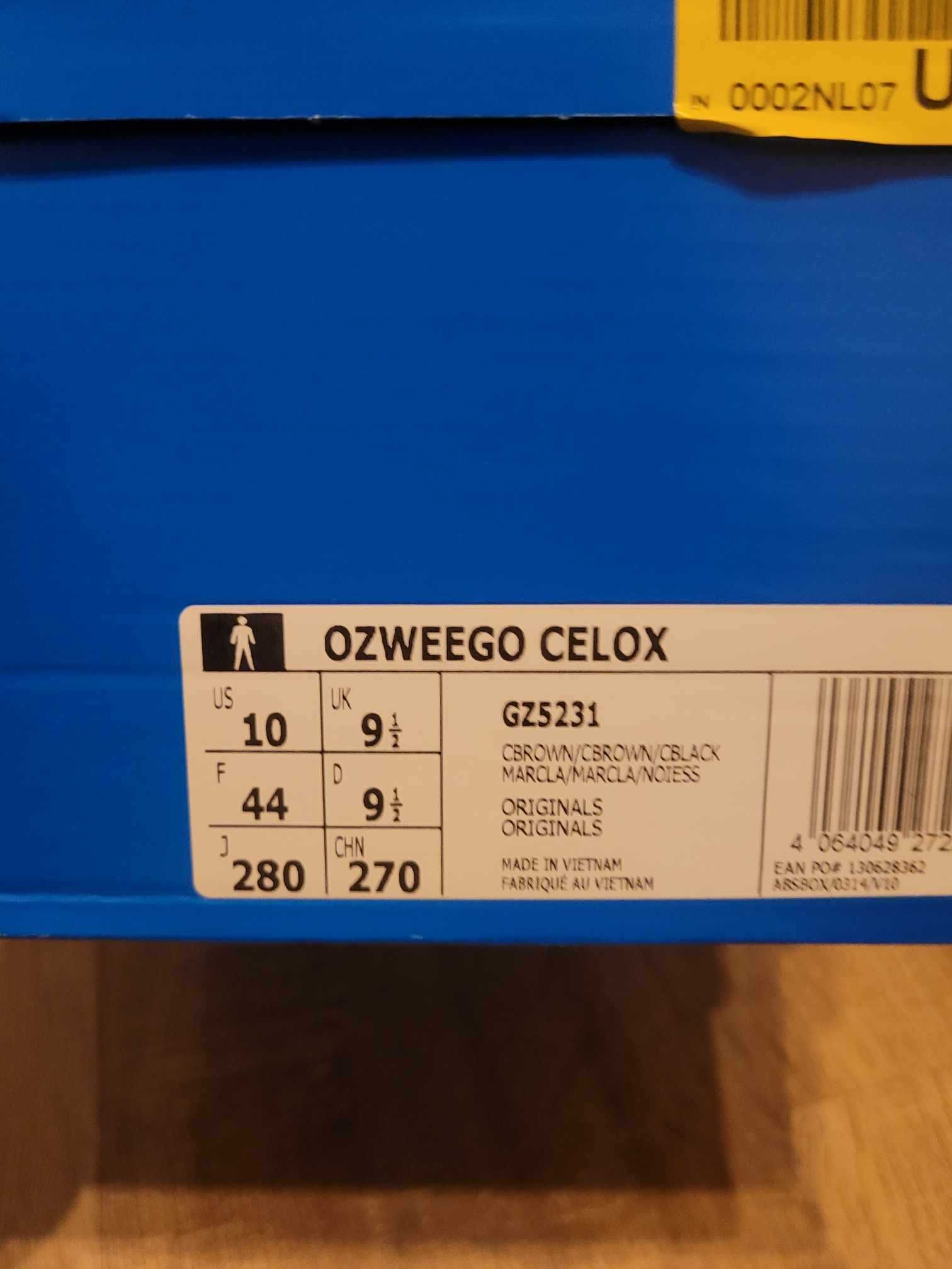 Nowe Adidas Ozweego Celox Rozmiar 44 Beżowe