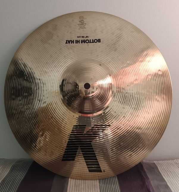 Zildjian 14" K Regular Series Hi-Hat início anos 90. IMPECÁVEIS!