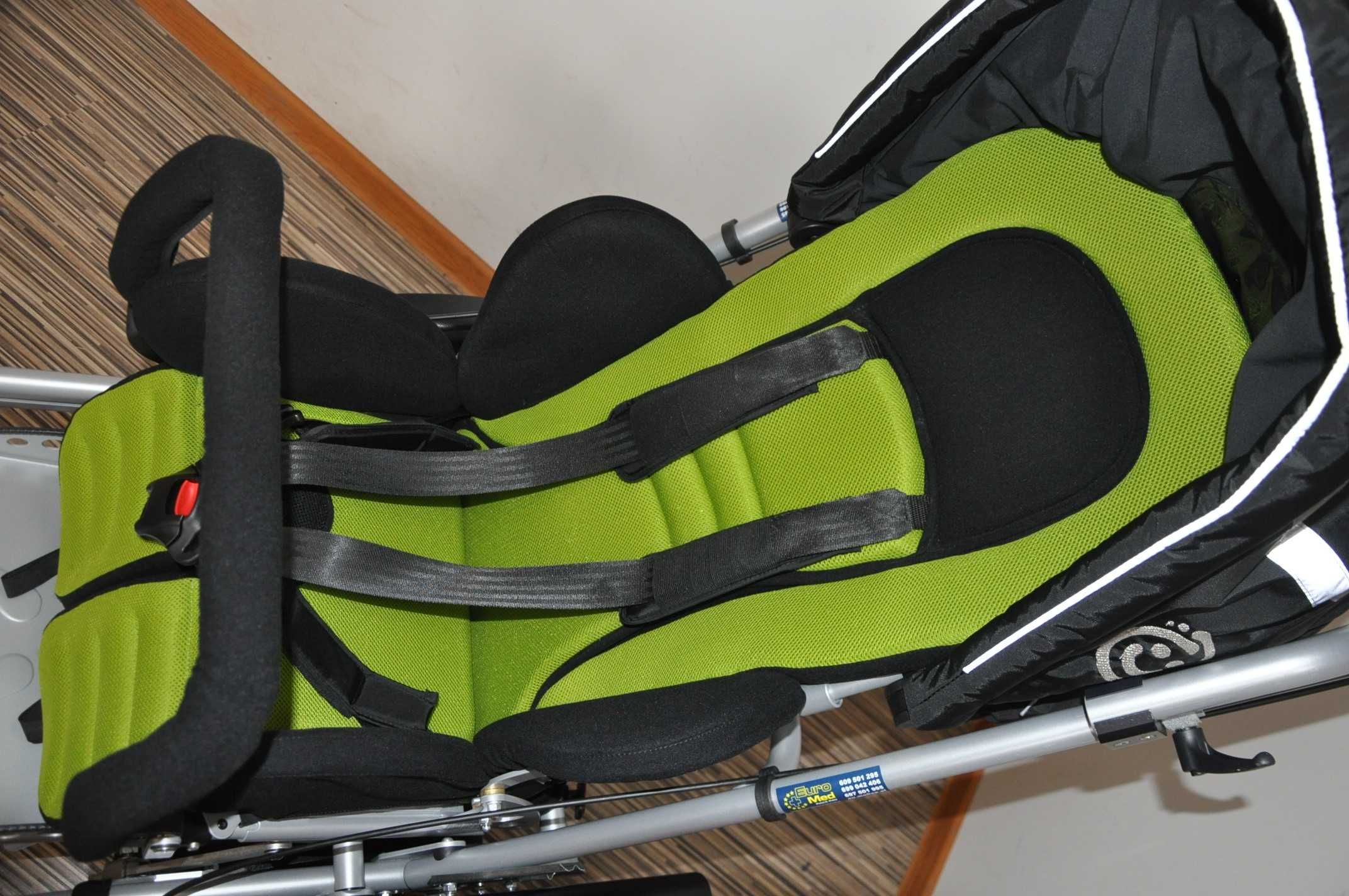 NOWY Kimba Cross wózek trzykołowy przyczepka rowerowa Ottobock FAKTURA