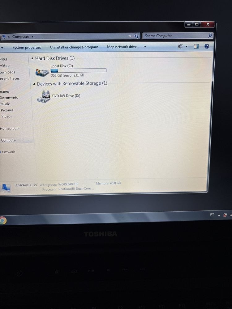 Portatil Toshiba Satellite L300  dual core