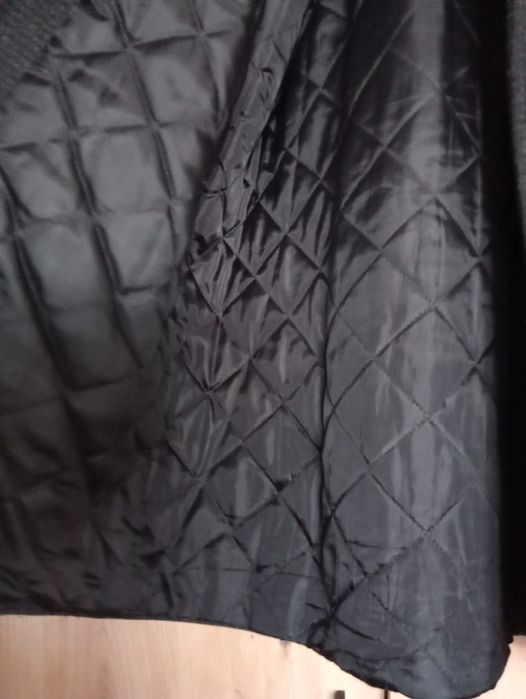 wełniany popielaty płaszcz L 176