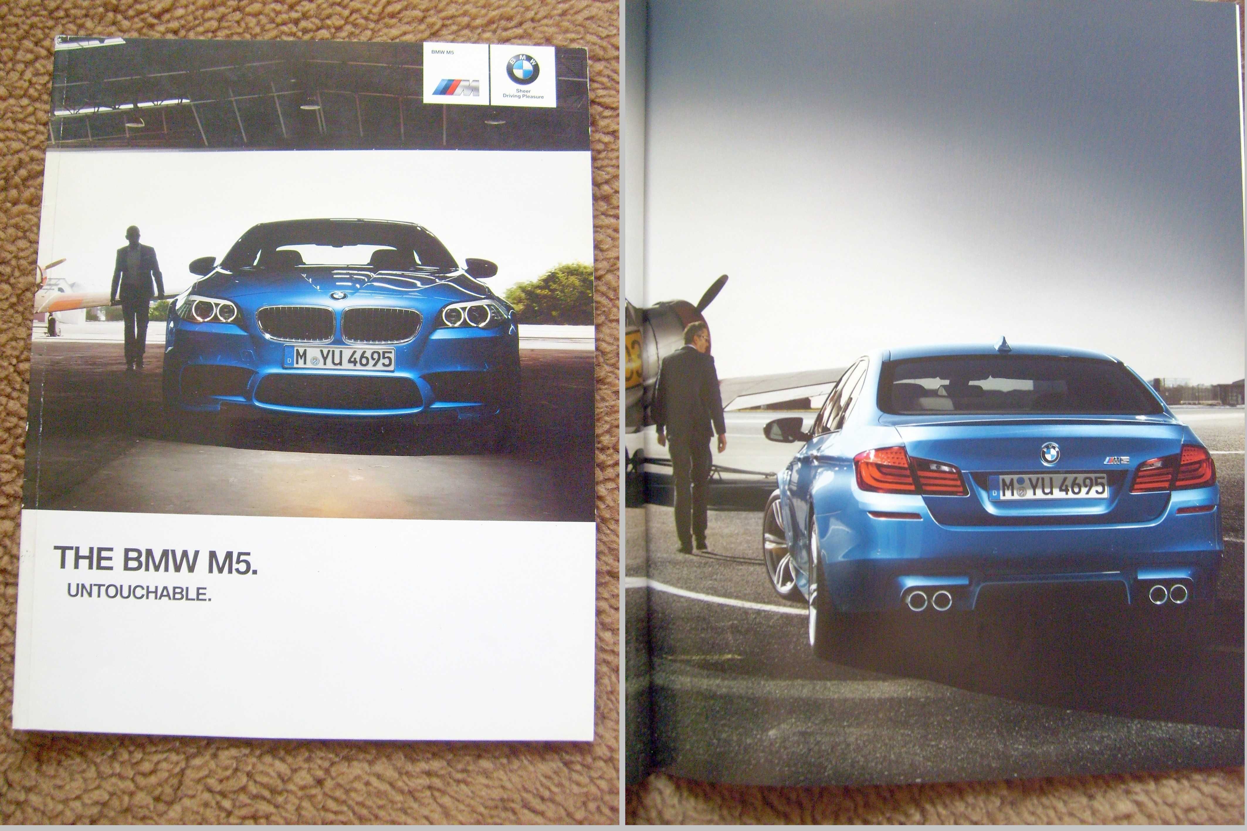 BMW M5 ( F10 ) M-POWER 2012 / *obszerny prospekt 46 str. stan BDB