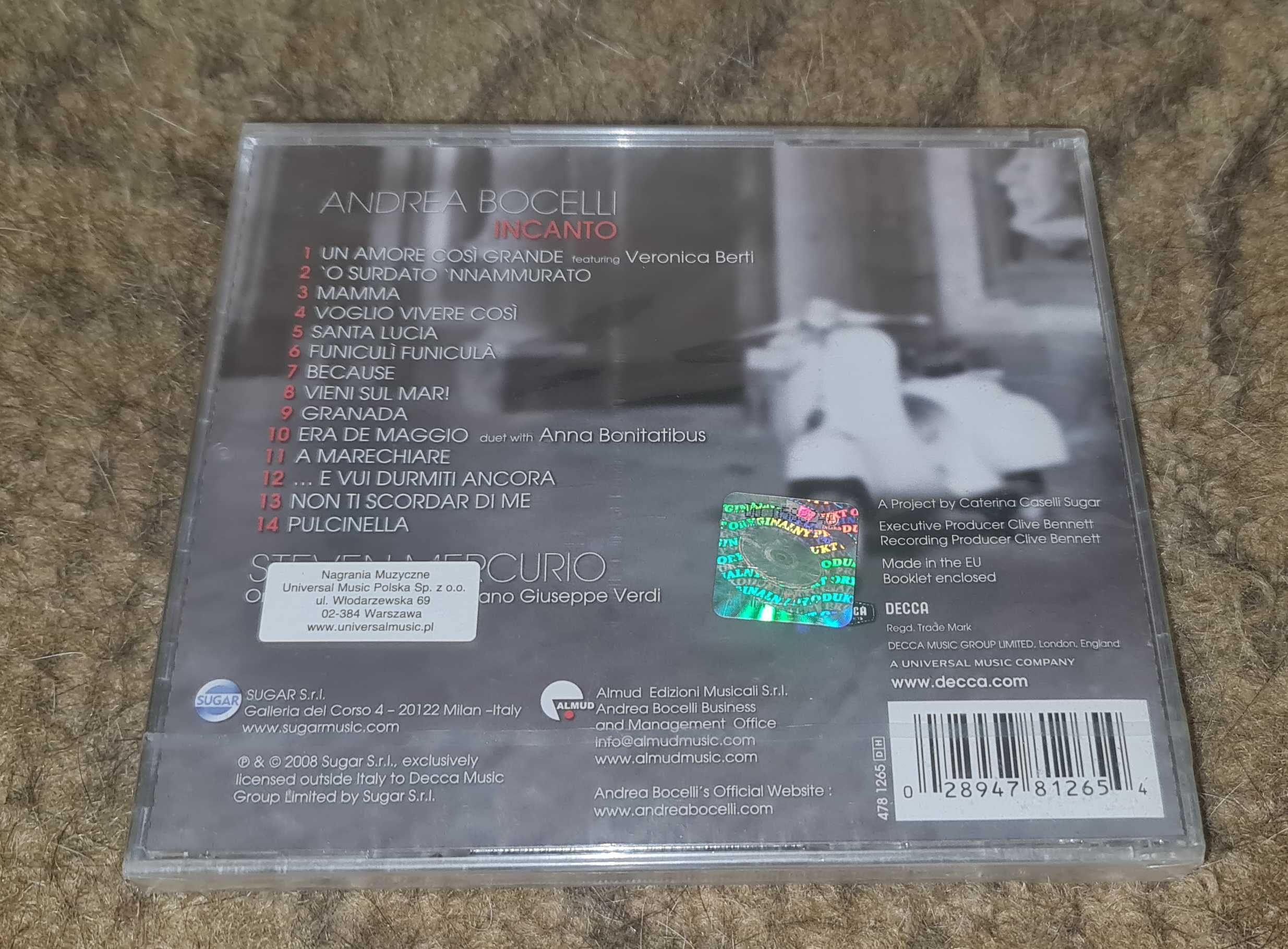 Andrea Bocelli / Incanto / CD / FOLIA /