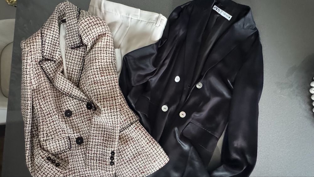 Zestaw martnarki i spodnie eleganckie Zara xs