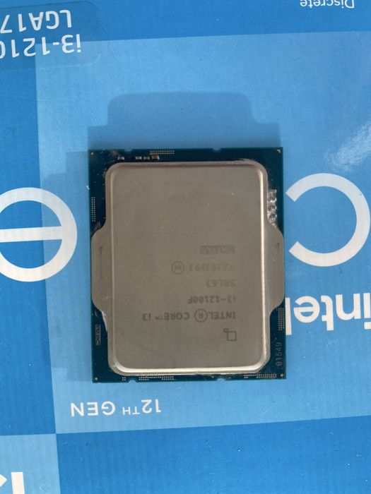 Процессор intel core i3 12100f