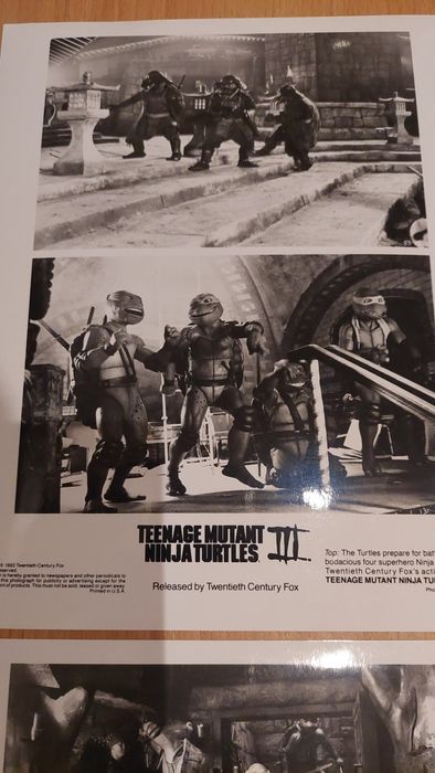 Tartarugas Ninja III Fotos e cd