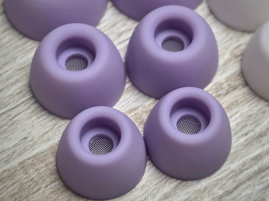 З СІТОЧКАМИ! • Амбушури для Samsung Galaxy Buds2 Pro • 3 пари (S/M/L)