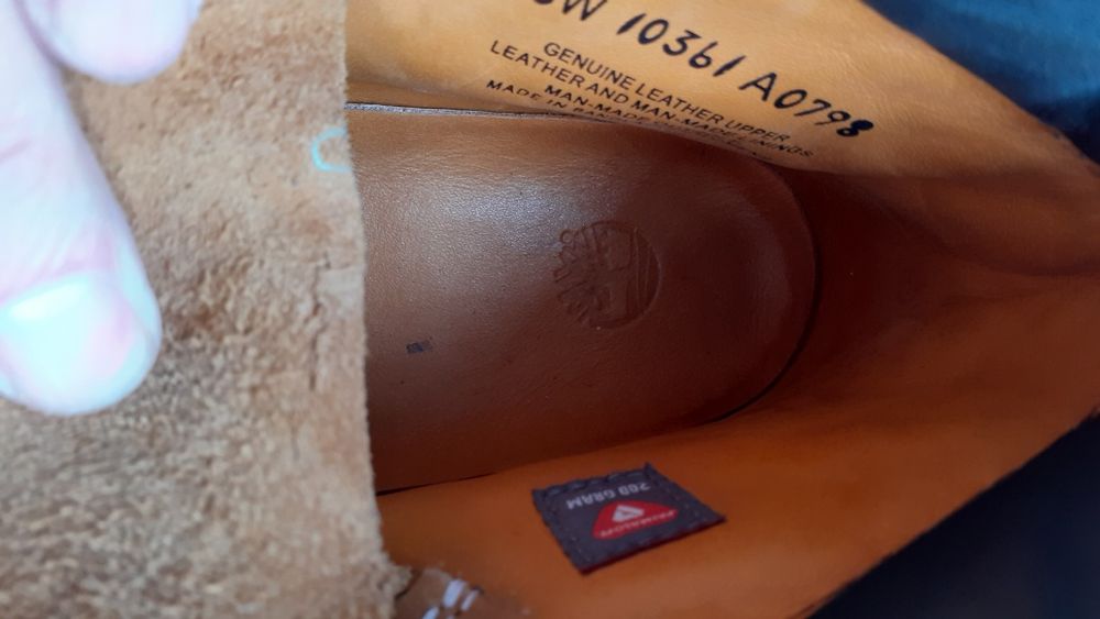 Kлассические ботинки timberland .USA 8w-38p