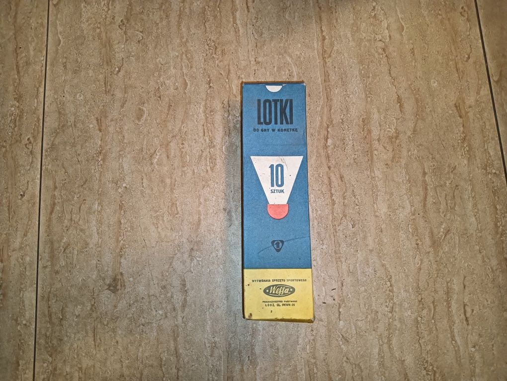 10 sztuk Lotki PRL do gry w kometkę badmintona