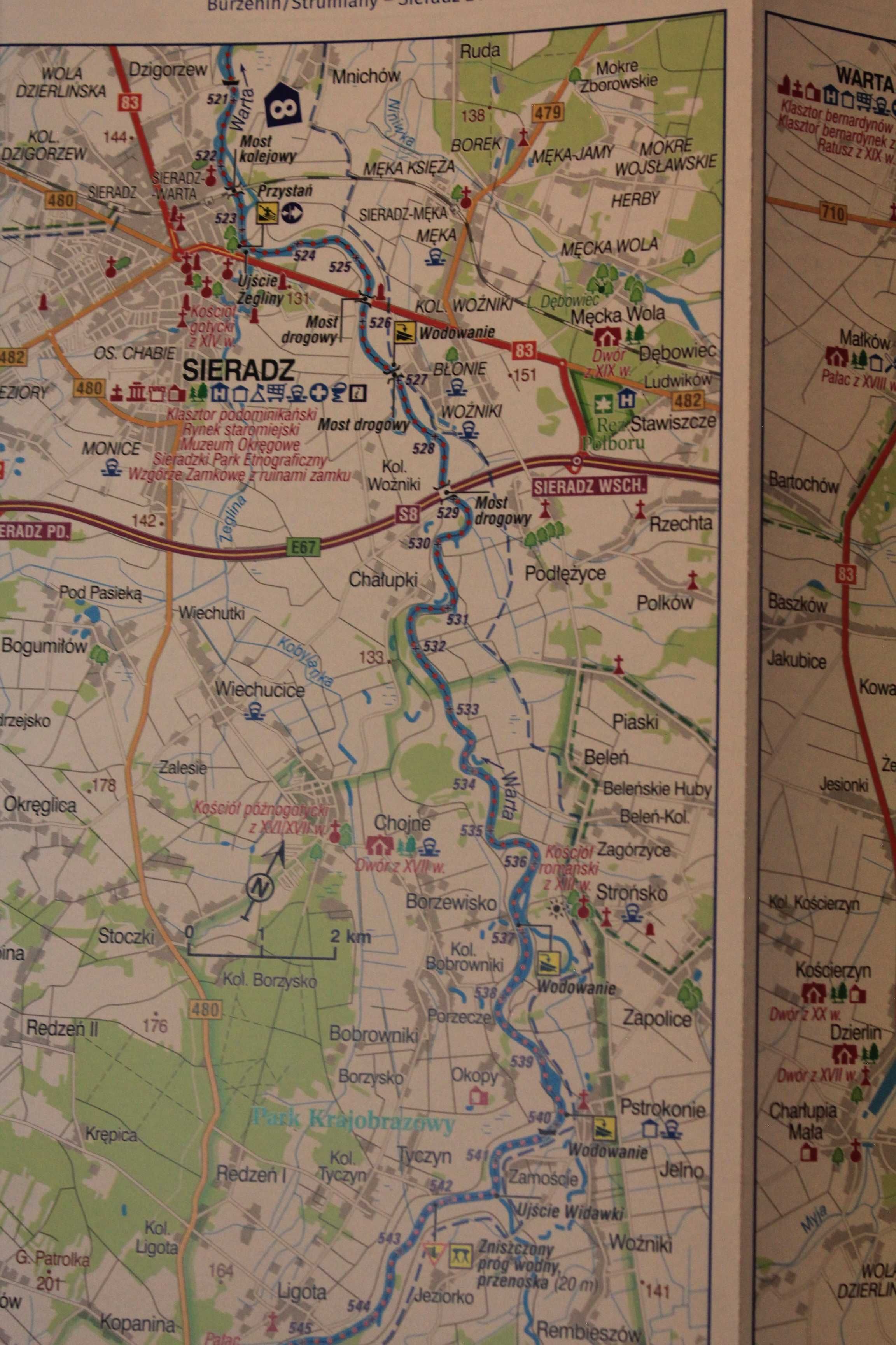 Mapa Kajakowa-rzeka WARTA-1692