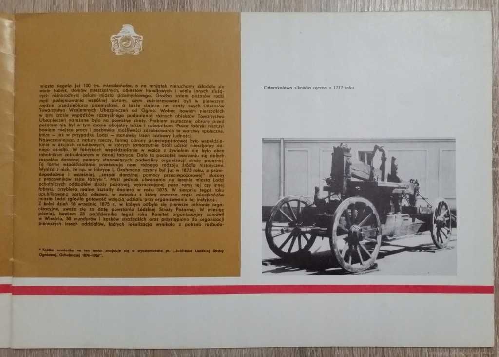 100 Lat Łódzkiej Straży Pożarnej 1876/1976