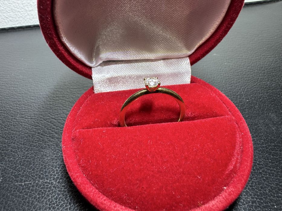 Золота каблучка Wempe One Promise з діамантом 0,25ct