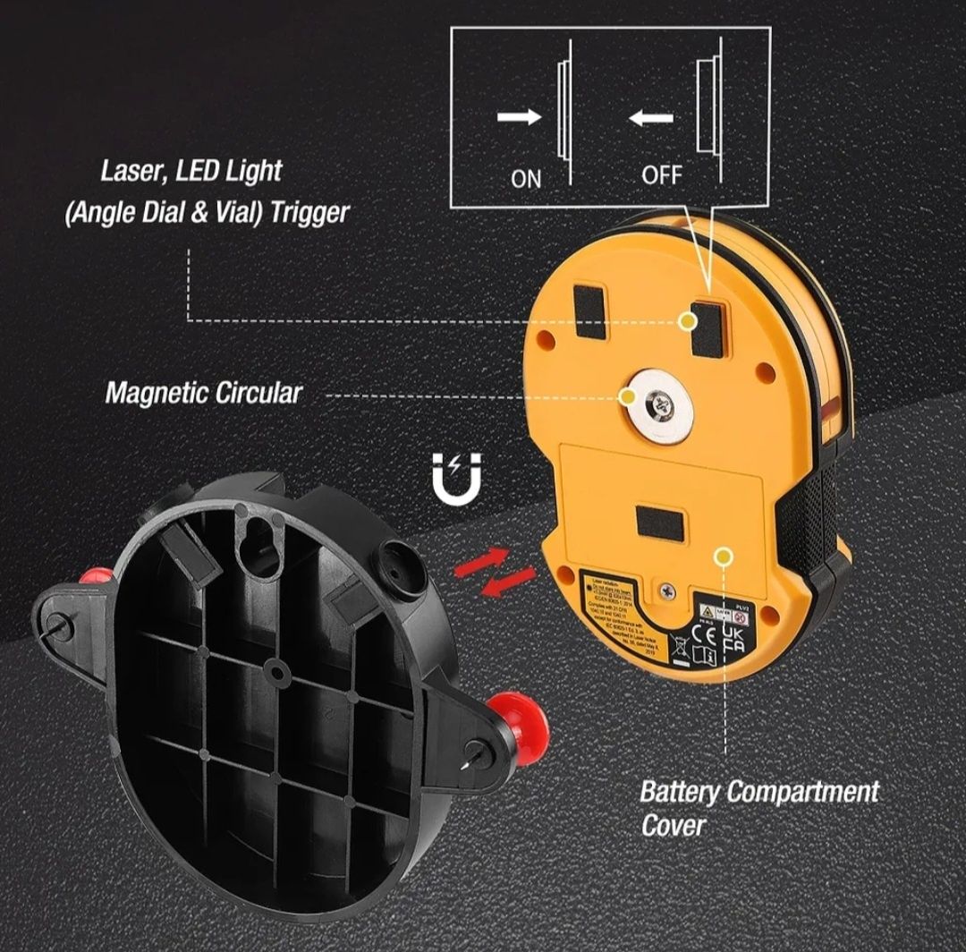 Mini poziomica laserowa